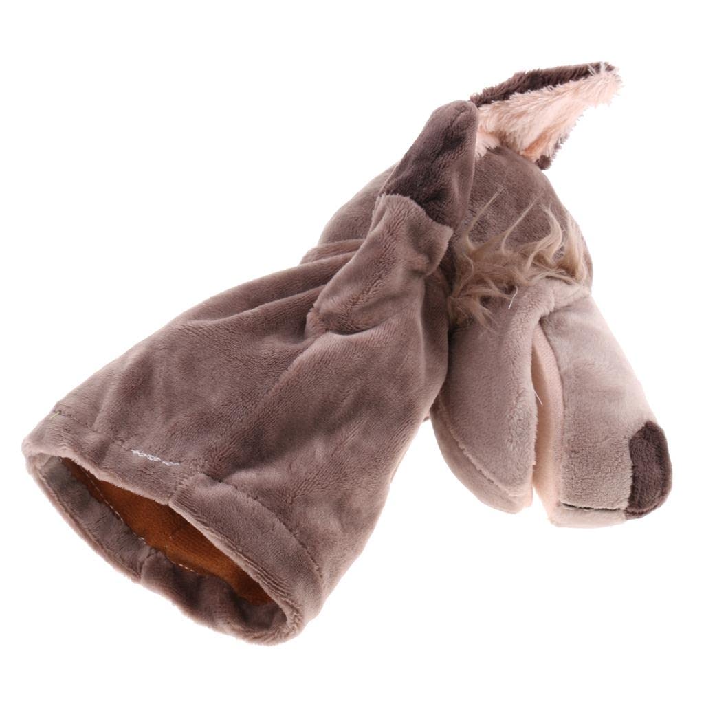 Sharplace Marionnettes à Doigts en Forme d'animaux Mignons pour Pochettes Surprise Récompense à l'École - Girafe + Loup - 4
