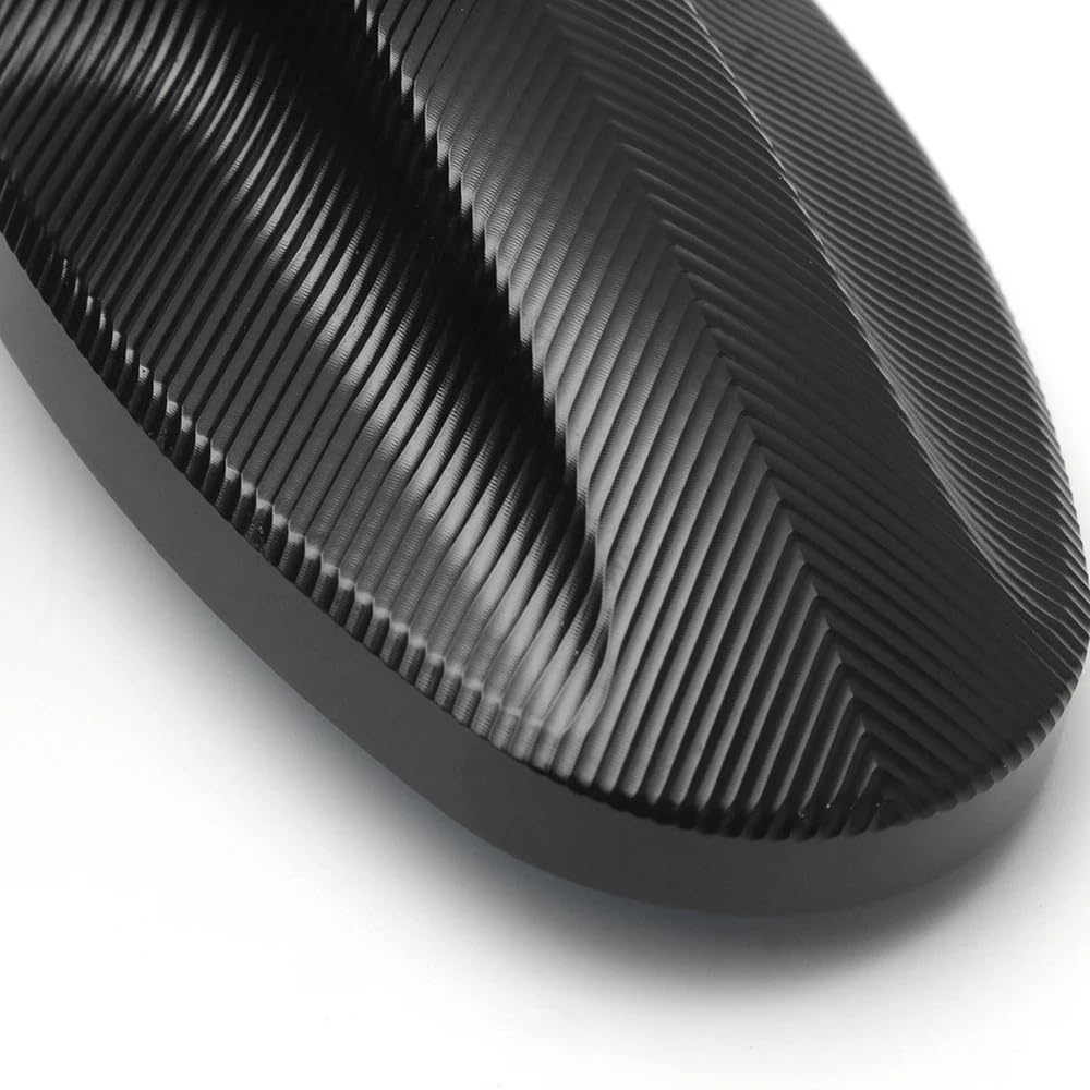 motos Miroir vélo Rétroviseurs Latéraux Noirs CNC Pour Guidon De Moto, 2 Pièces, Pour Speed Pour Triple