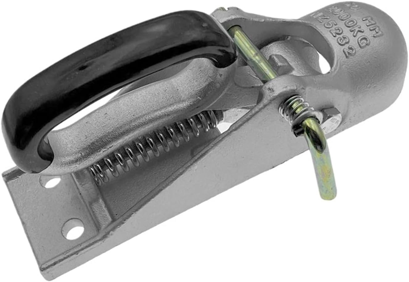 Acoplador para Remolque,hasta 2000kg,Enganche Remolque Universal para Coche con Cuadrado 70mm, Gancho Robustecido para Caravanas y Trailers