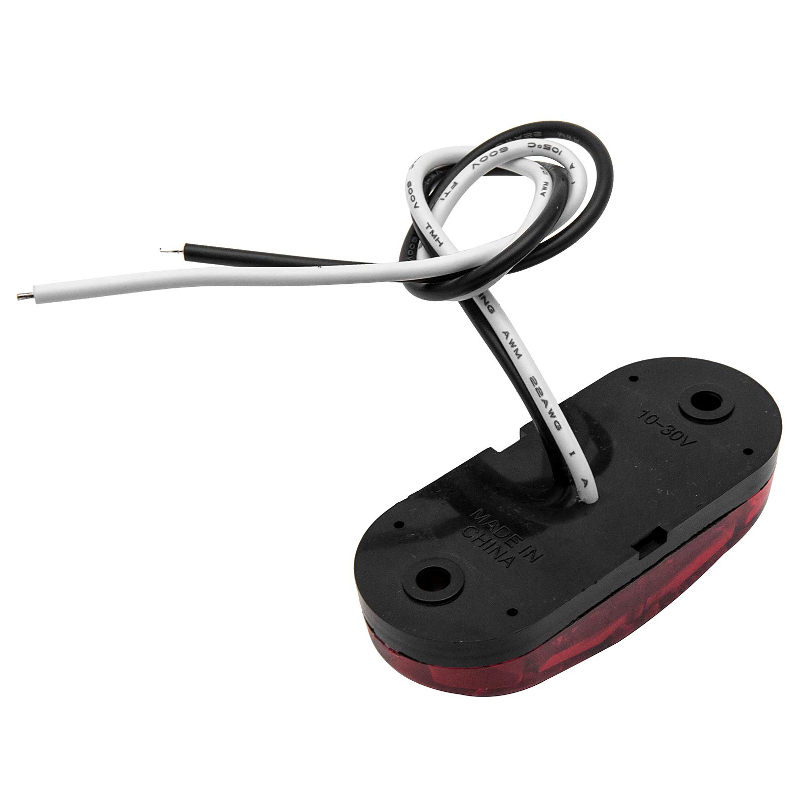 Kit 8 Luci Di Posizione LED Rosse 12-24V IP68 Per Camion, Rimorchio, Caravan, Barca - Indicatori Universali Con Certificazione DOT/E11 - 4