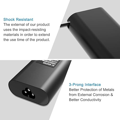 Miniatura 2 de Adaptador de corriente para laptop USB-C de 45 W para Dell XPS 13 9350 9360 Latitude 7275 7370 5175 5285 5290-2 en 1 7390-2 en 1 XPS 11 12 13