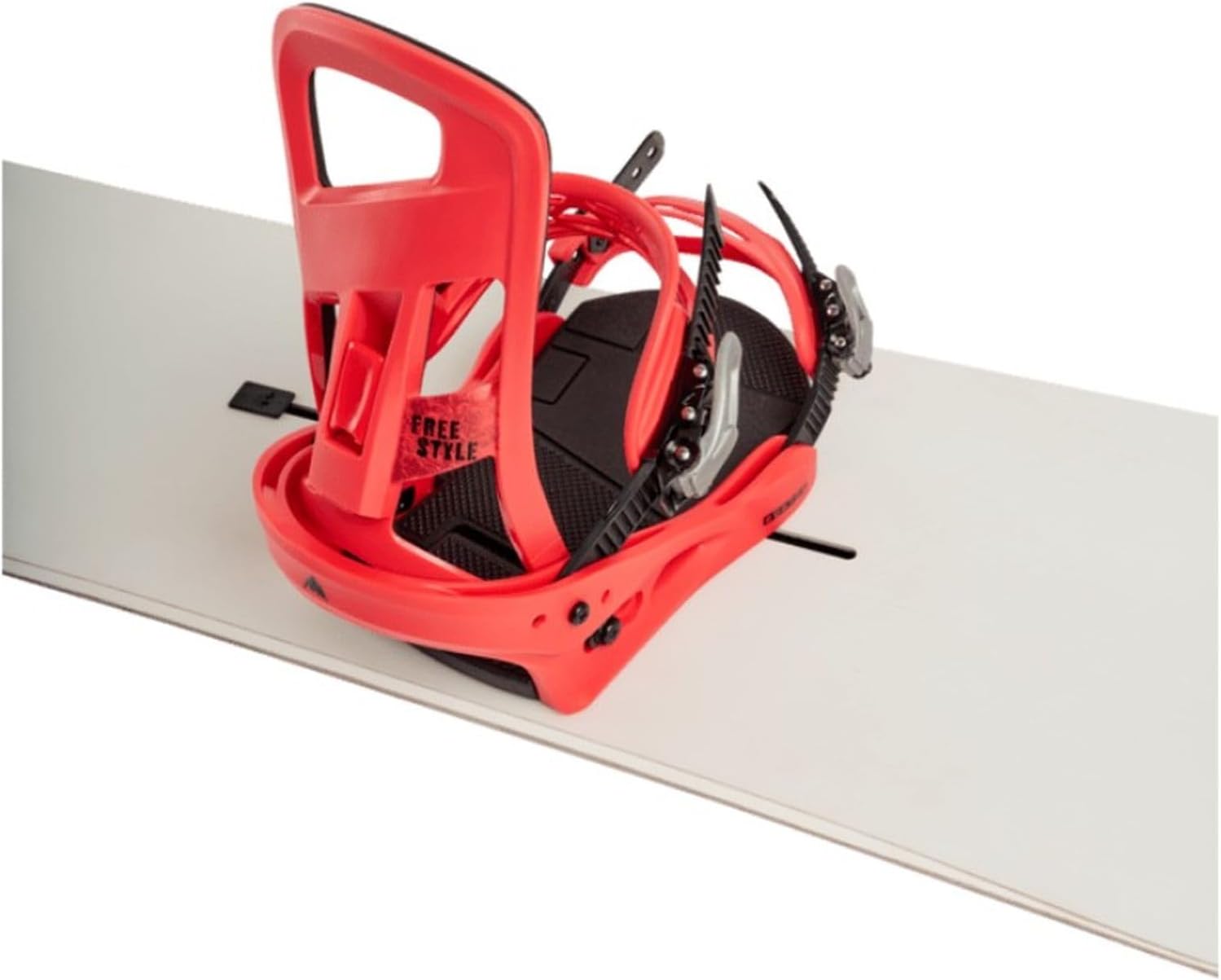 Men's Burton Freestyle Re:Flex Snowboard Bindings, Geranium Red, Medium