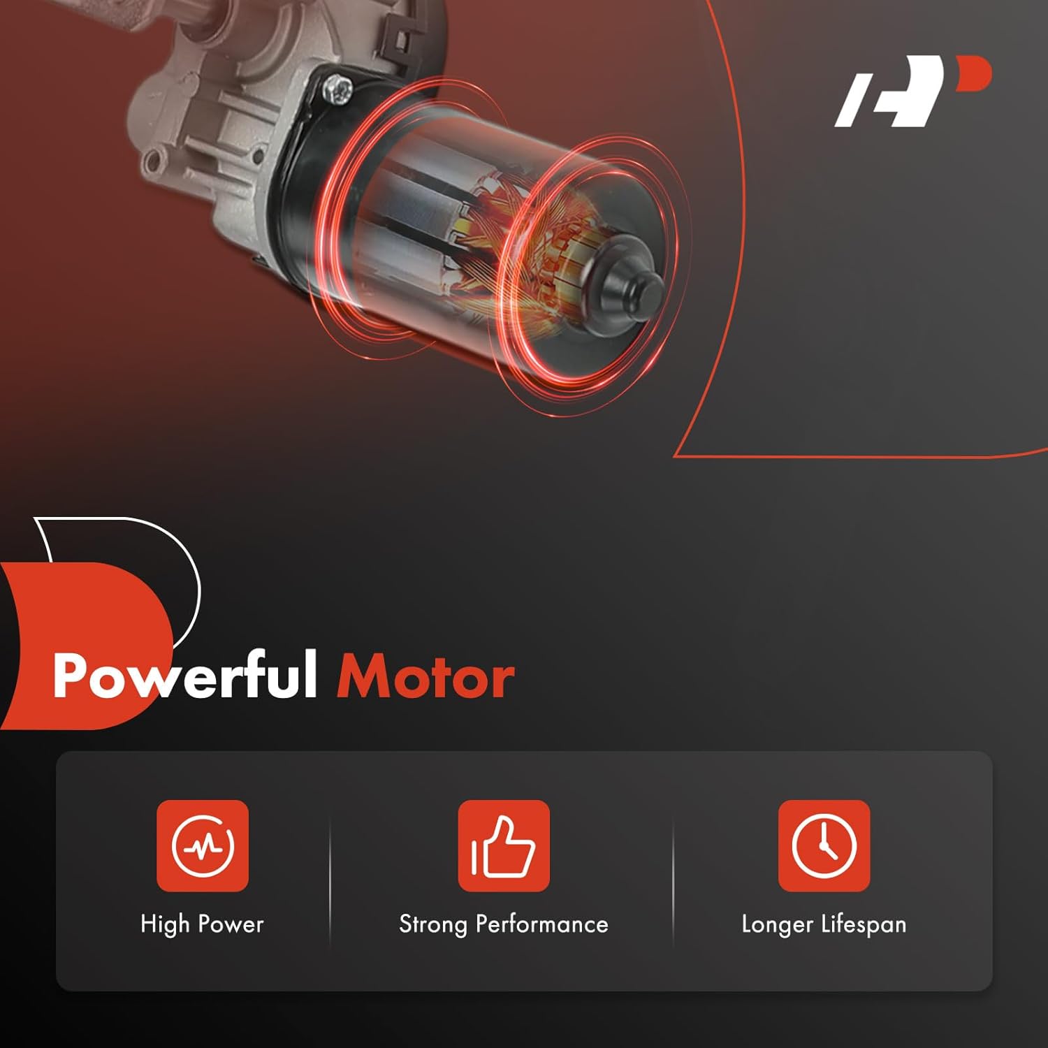 A-Premium Front Windshield Wiper Motor and Linkage Assembly Compatible with Ford E-150 2005-2014, E-150 Club Wagon 2005, E-250 2005-2014, E-350 Club Wagon 2005, E-350 Super Duty, E-450 Super Duty