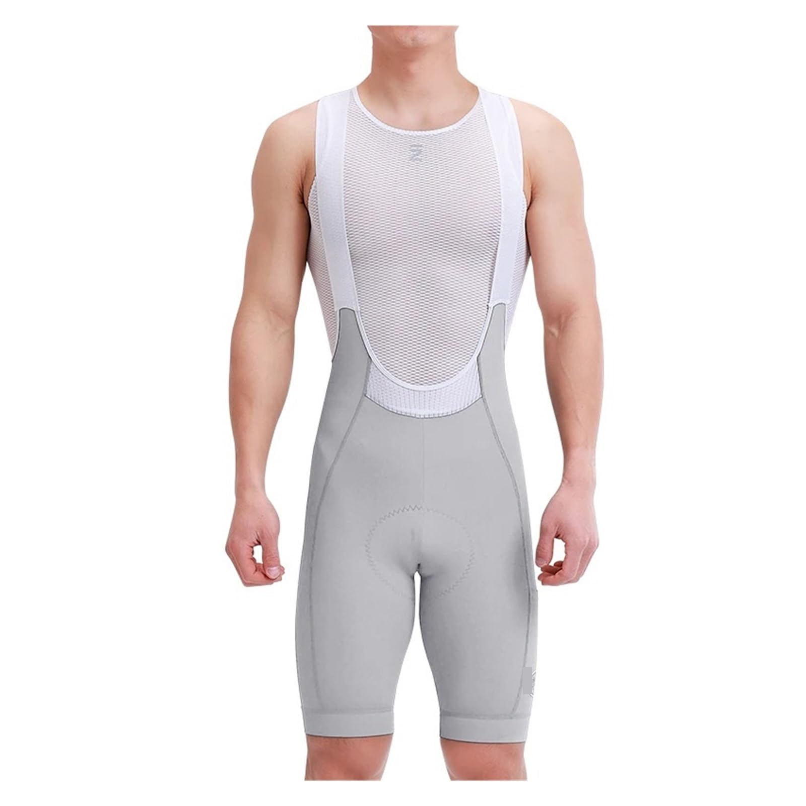 Culotte de ciclismo for hombre, cintura alta, transpirable, con tirantes y bolsillos Para Ciclismo