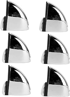 Glass Clamp for 1-10mm Panels, 12PCS Partition Clips, Desk Divider Support, Glossy Finish Shower Glass Clamp Glass Shelf Bracket Glass Clip