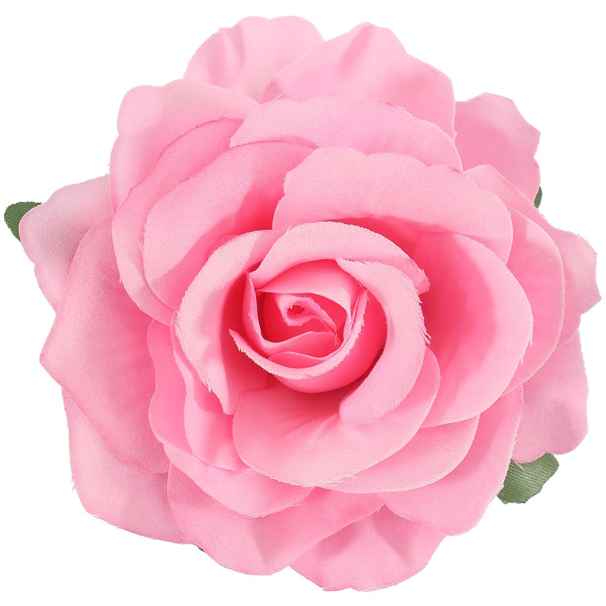 Mecool Fermaglio A Fiore Per Capelli 10 Cm | Rosso Scuro | Accessorio Per Matrimoni, Feste, Damigelle | Floreale In Poliestere - 3