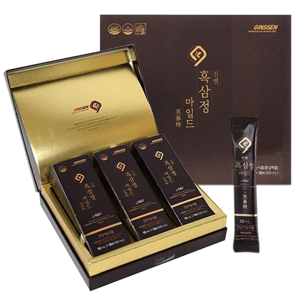 Amazon | 黒参精マイルド 高麗人参エキス スティック 10ml × 30