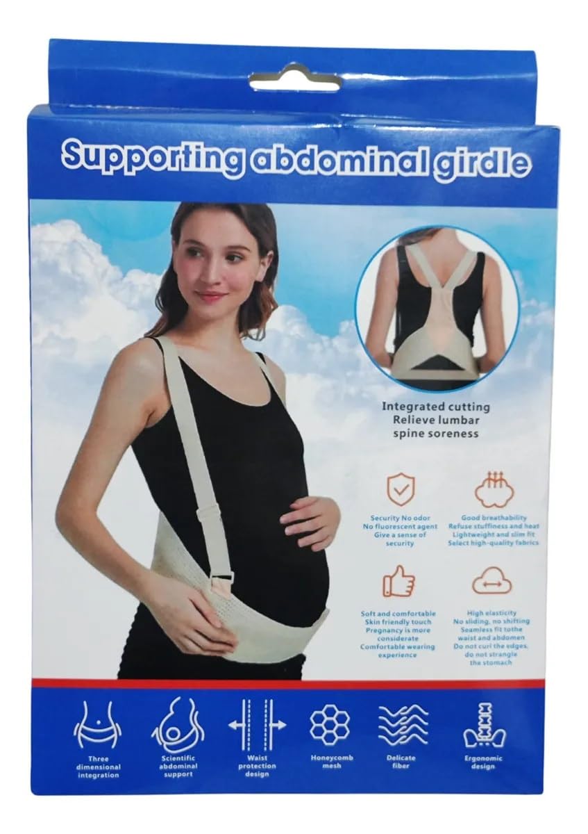 Kripara Sales Pregnancy Belly Support Band - Maternity Belt & Braces for Pregnant Women, Bump Sling for Pelvic, Abdominal and Lower Back Pain Relief with Fully Adjustable Strap-1PCS, Multicolor