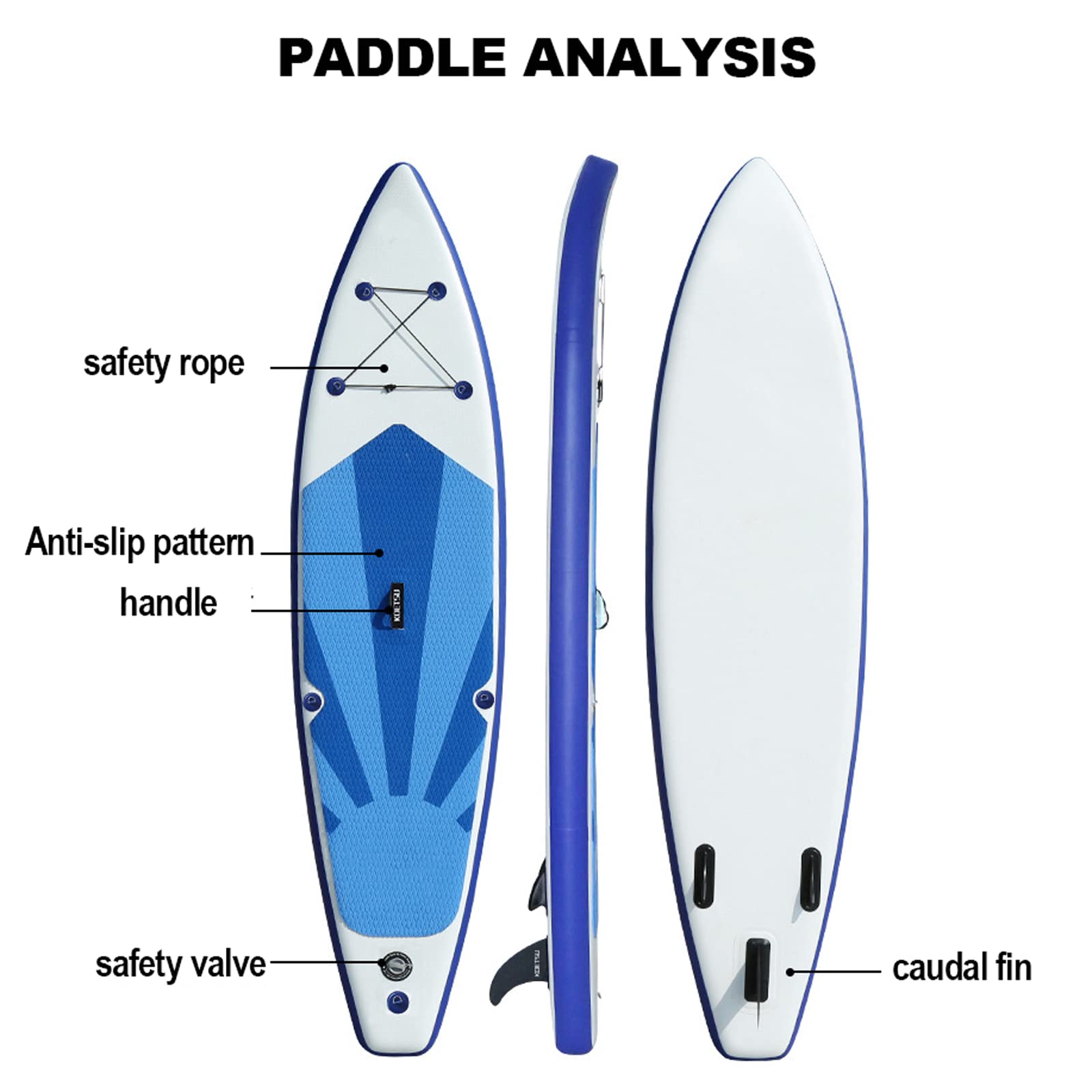 Amazon.co.jp: SUPインフレータブルパドルボード11'X33''x6 ''膨脹可能