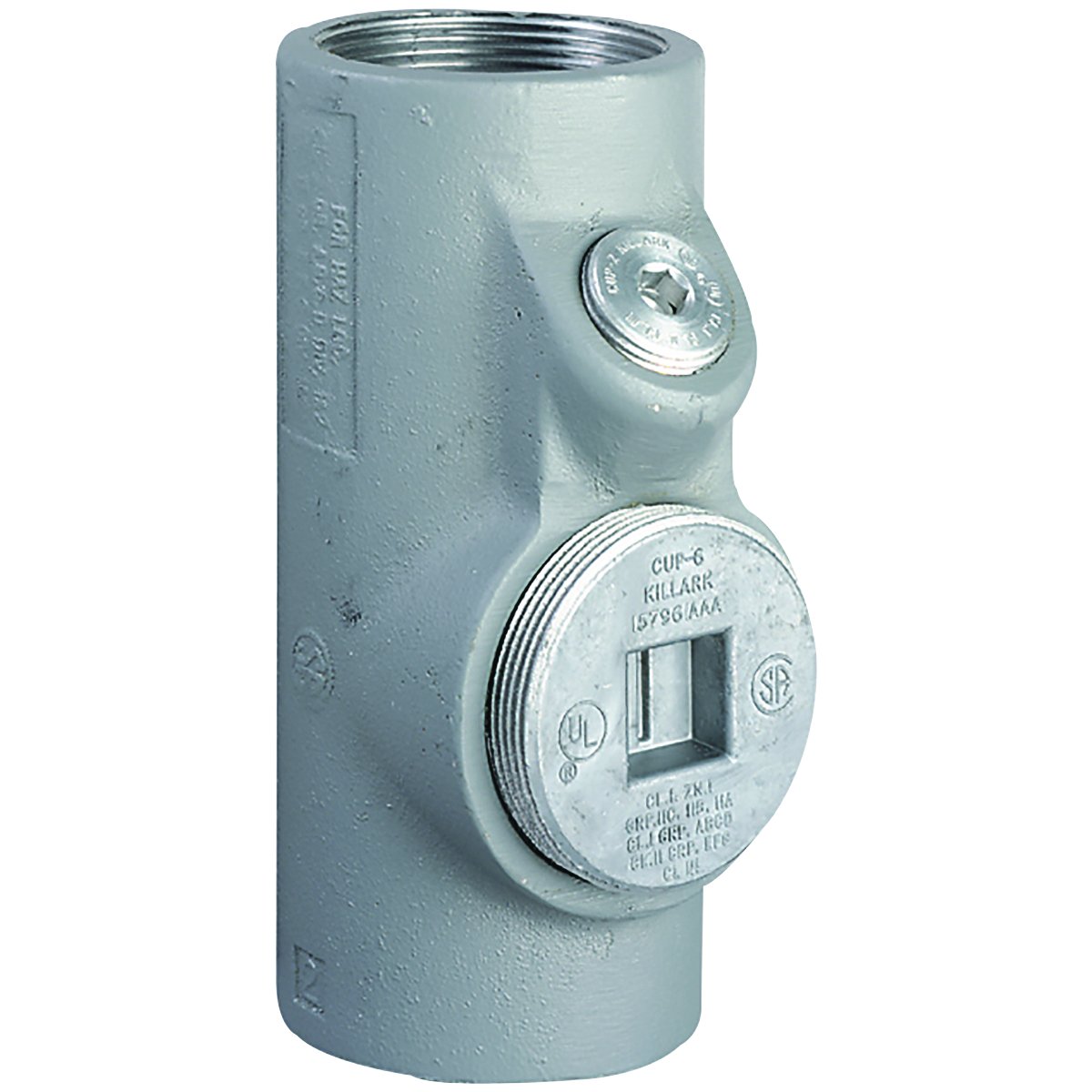 Killark ENY-1 Fitting, Sealing, 1/2", Copper-Free Aluminum, Female to Female, Vertical or Horizontal Conduit