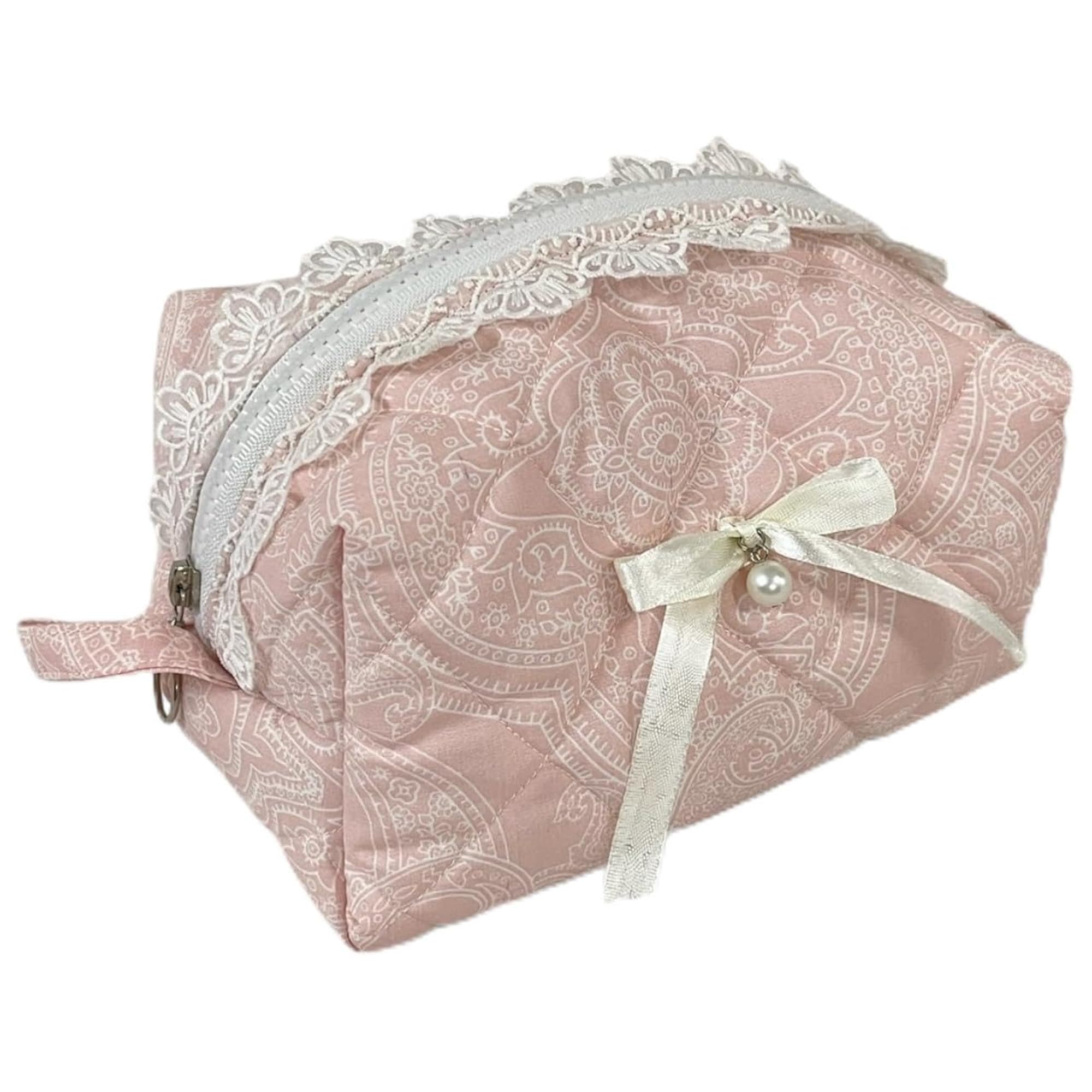 Amora Quilted Makeup Pouch, Assorted Prints