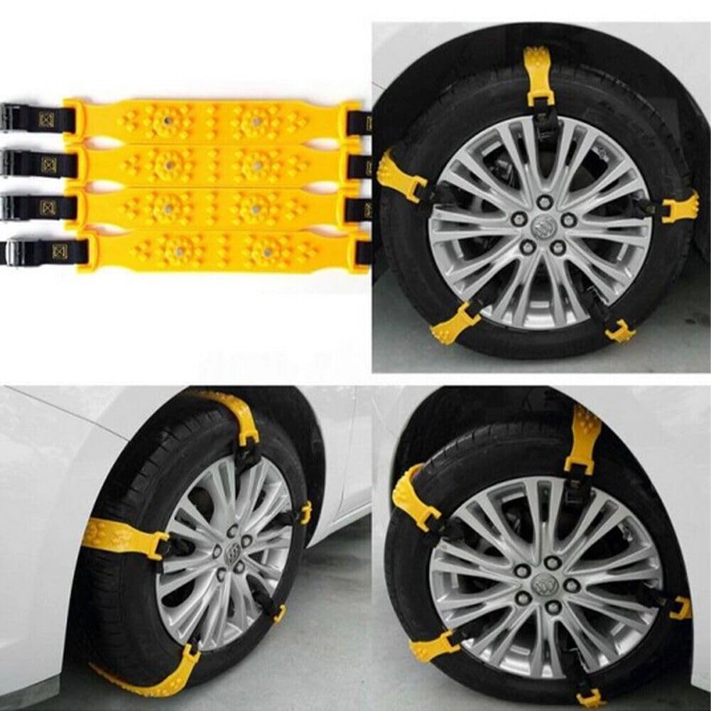Cadenas Coche Nieve Cadena antideslizante for neumáticos de invierno de coche, cadena antideslizante, Cable de rueda, cadena de nieve for coche, SUV, furgoneta, rueda de emergencia al aire libre, 5/10