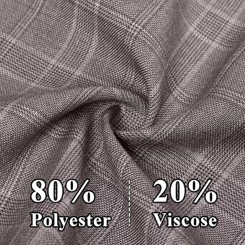 Men's Suit Jacket Blazer Casual Plaid Stripe Slim Fit Party Sport Coats Blazers Single Breasted Mens Tuxedos Jackets Coffee 3X-Large3