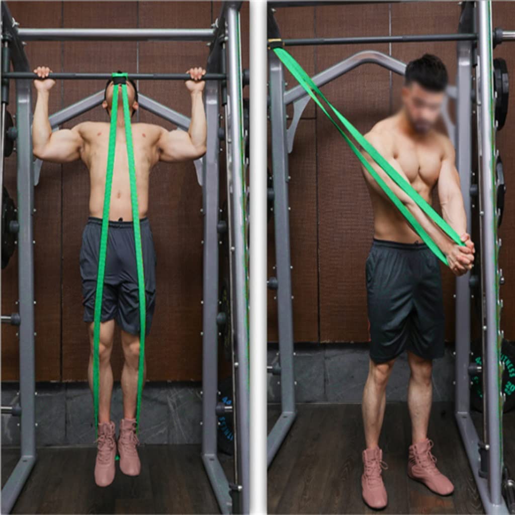 Elastische Fitnessbänder für Krafttraining, Lange Widerstandsbänder aus Stoff für Klimmzüge
