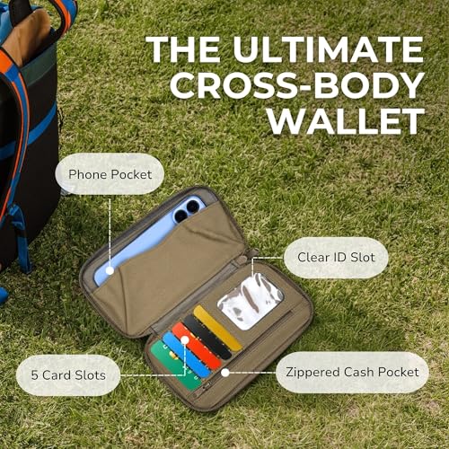 Image of KAVU Go Time Bi-Fold Crossbody Wallet with Rope Strap