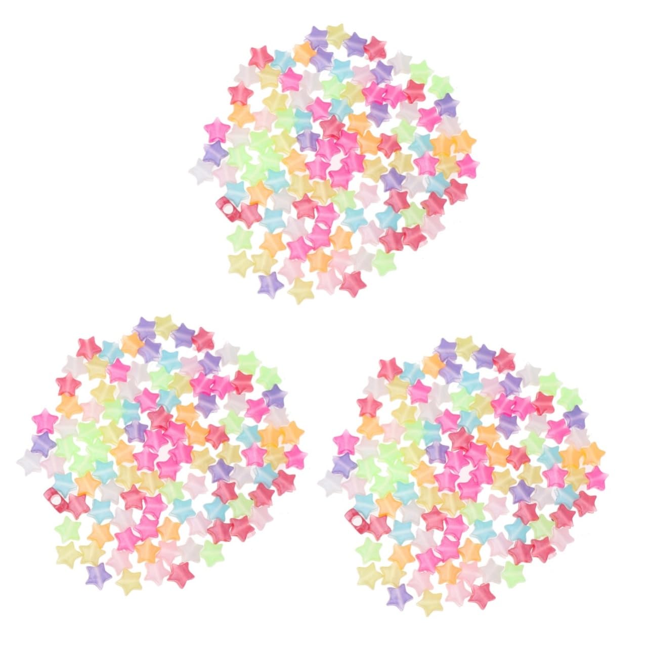 DOITOOL 3 Series Accesorios Para Joyería Diy Perlas Espaciadoras De Plástico Forma De Beads Para Pulseras Y Collares 400 Piezas*3