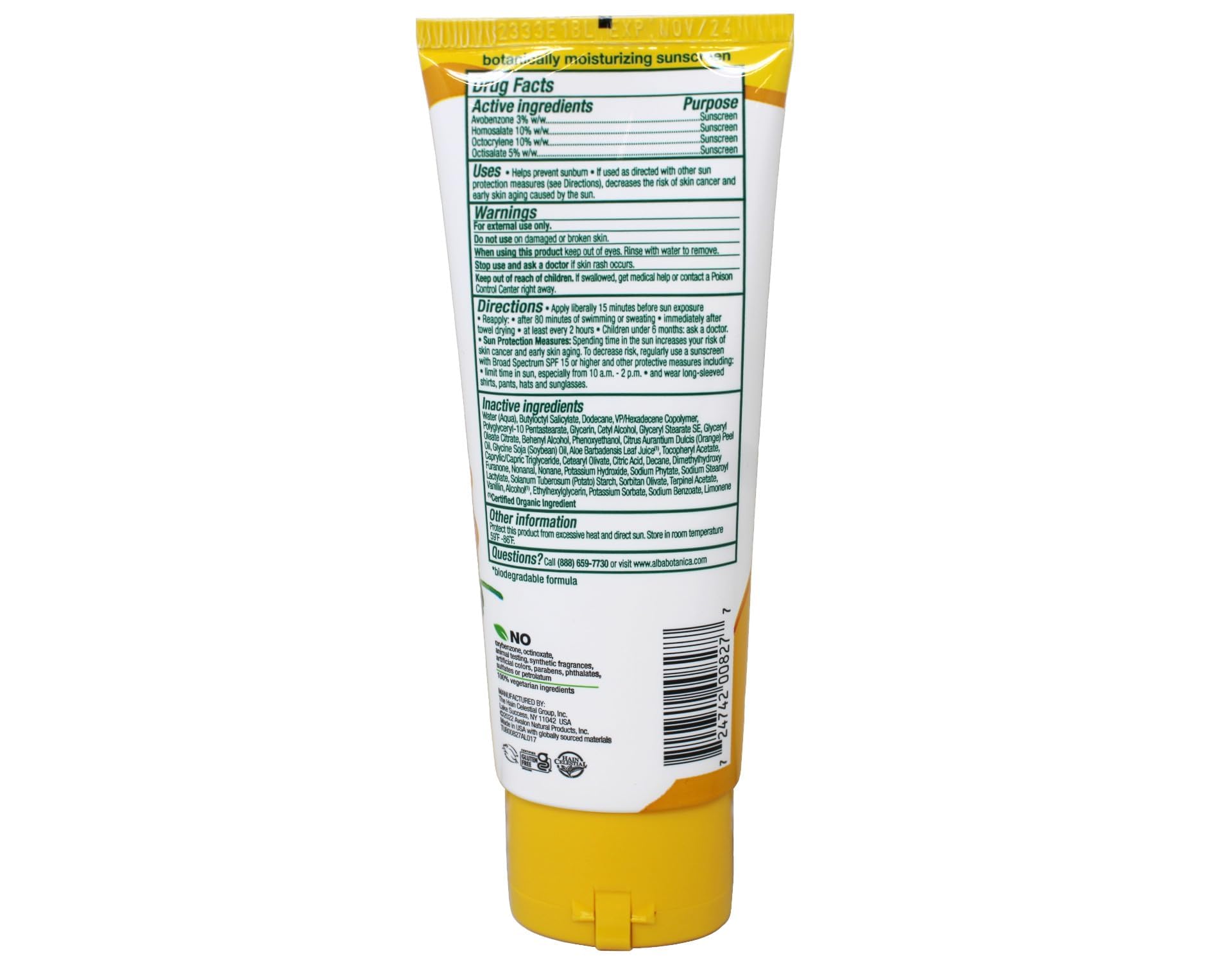 Alba Botanica Hawaiian, Green Tea Sunscreen SPF 50, 3 Ounce (Pack of 10)