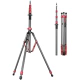 FreeSea Light Stand Carbon Fiber&comma; Adjustable Tripod Stand for Photography&comma; 260cm&sol;102inch Studio Sturdy Tripod for Speedlite Flash Softbox Strobe Light Camera with Carrying Bag