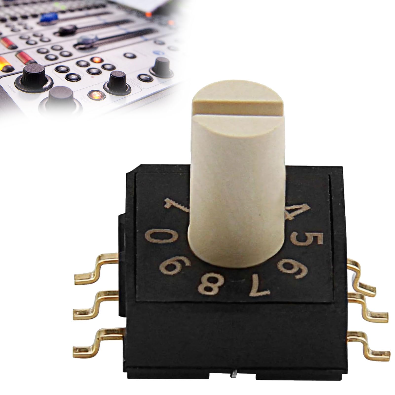 Commutateur RM3HAF-10 Interrupteur Rotatif 3 positions Audio Vidéo