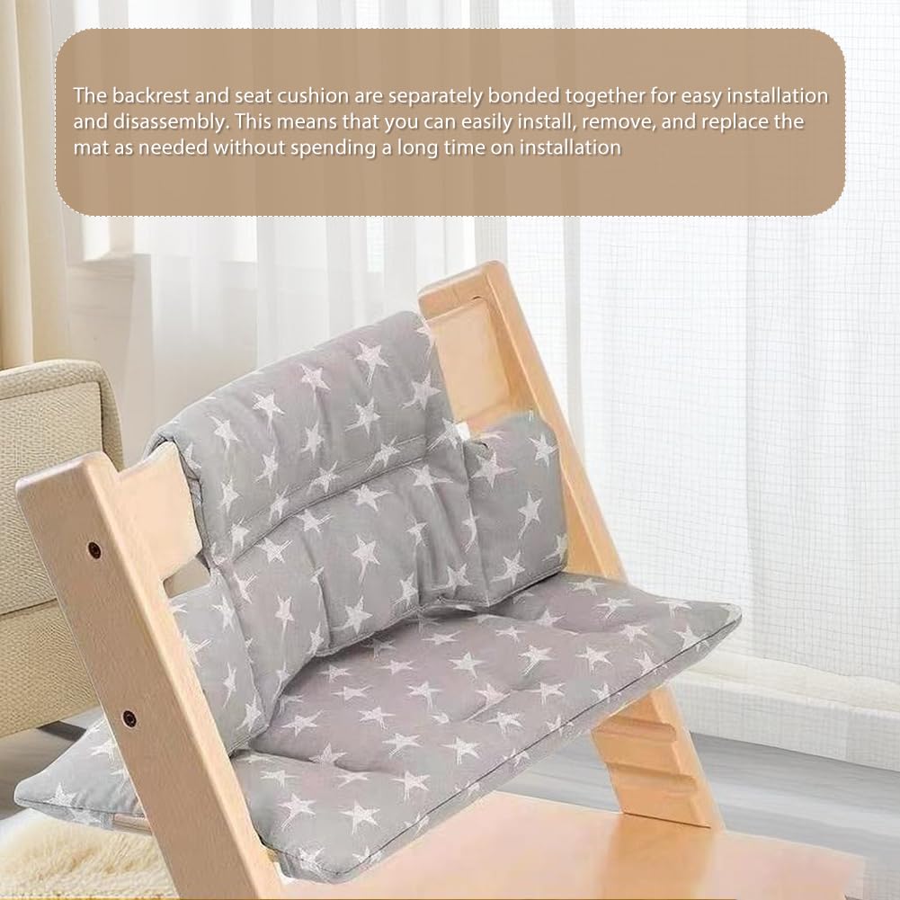 Stokke Tripp Trapp zitkussen afneembaar stip wit/zwart | Stokke tripp trapp zitkussen | Patricia's