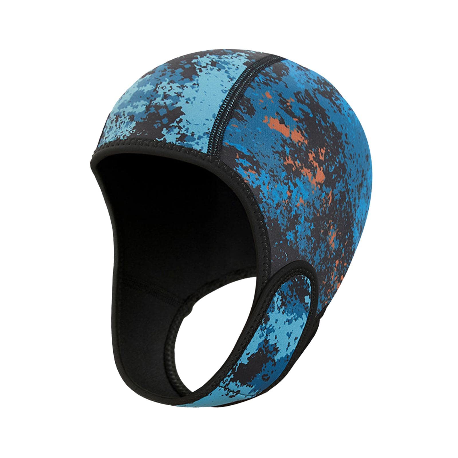 Perfeclan Capuche de plongée Capuche de Combinaison en néoprène 2 mm, protègeoreilles Bonnet de Natation Extensible Capuche de Surf Thermique, pour