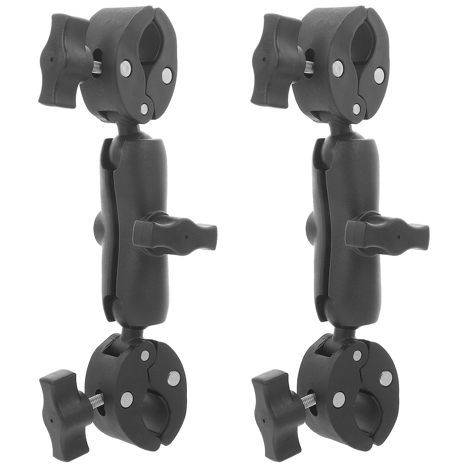 FRCOLOR 2 Supports de téléphone pour Guidon de Moto avec Pince Crabe