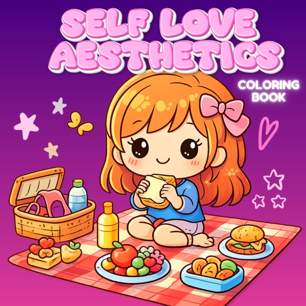 Self Love Aesthetics: Fun coloring book for all ages