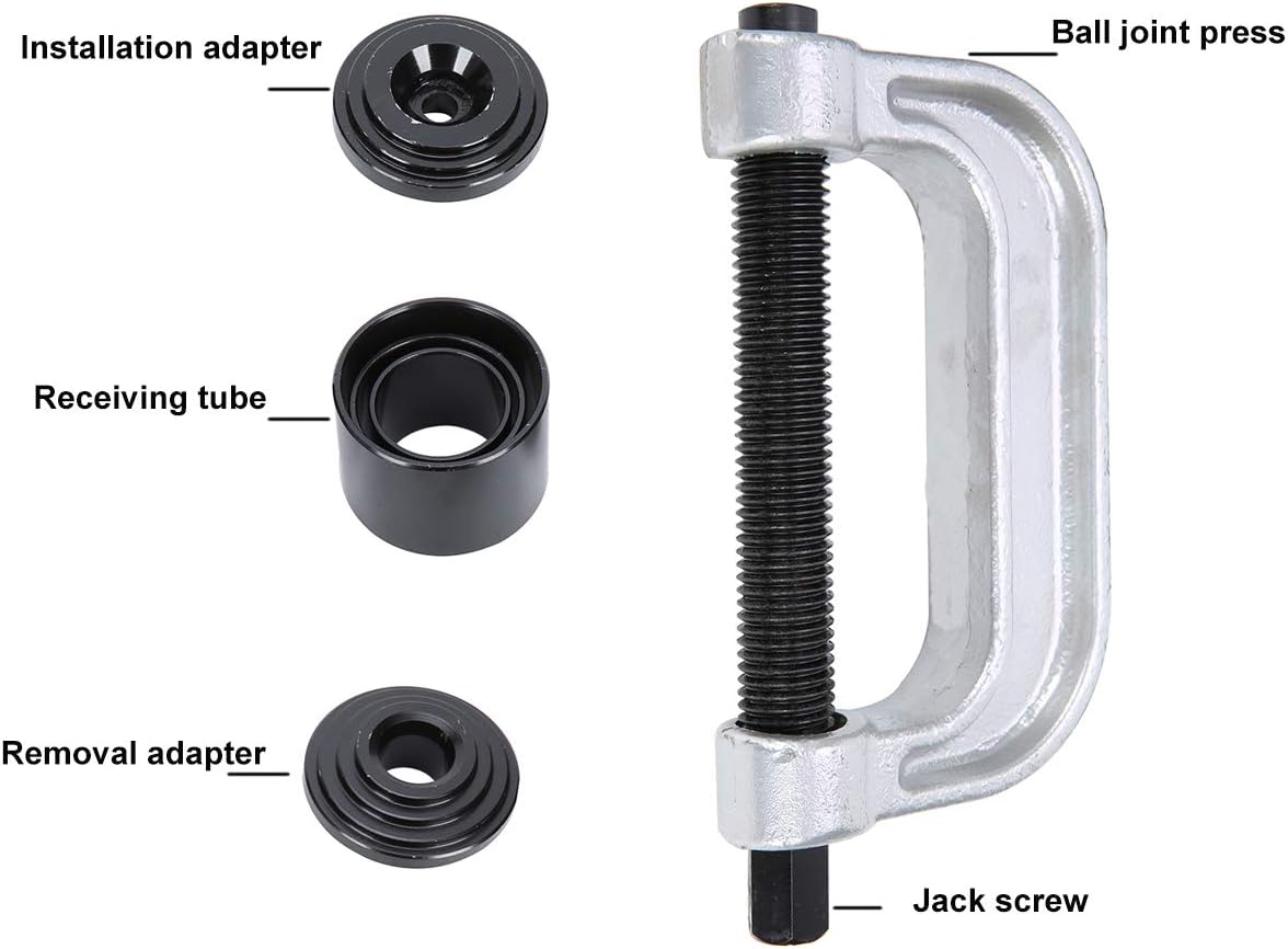 8MILELAKE 10pcs Ball Joint Press Removal/Installation Tool with 4 Wheel Drive Adapters