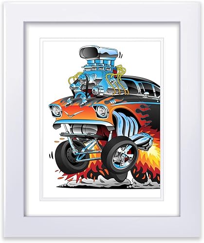 Vista 55 de ArtDirect Marco de madera negro moderno enmarcado personalizado de 12 x 14 pulgadas con tu foto o arte. Sube cualquier imagen y la imprimiremos