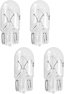 0075355000 Sewing Machine Light Bulb Fit for Bernina Kenmore Janome, 4 Pack | 12V 5W Clear Push In Bulb Replacement for Janome New Home Sewing Machines