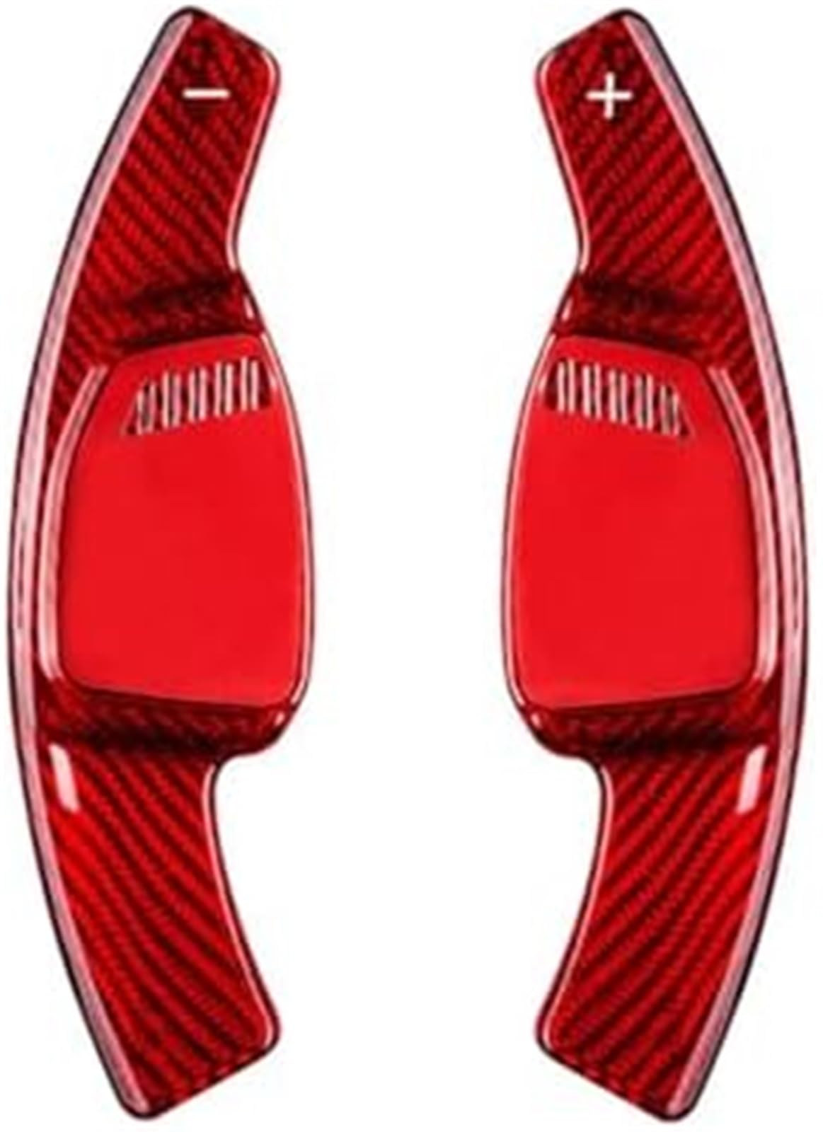 BTFWM Shifter Extension Paddles, for Rs4 Rs6 for Avant Rs7 Rs5 for Coupe Sportback 2020 2021 Auto Gear Shifter Extension(Red)