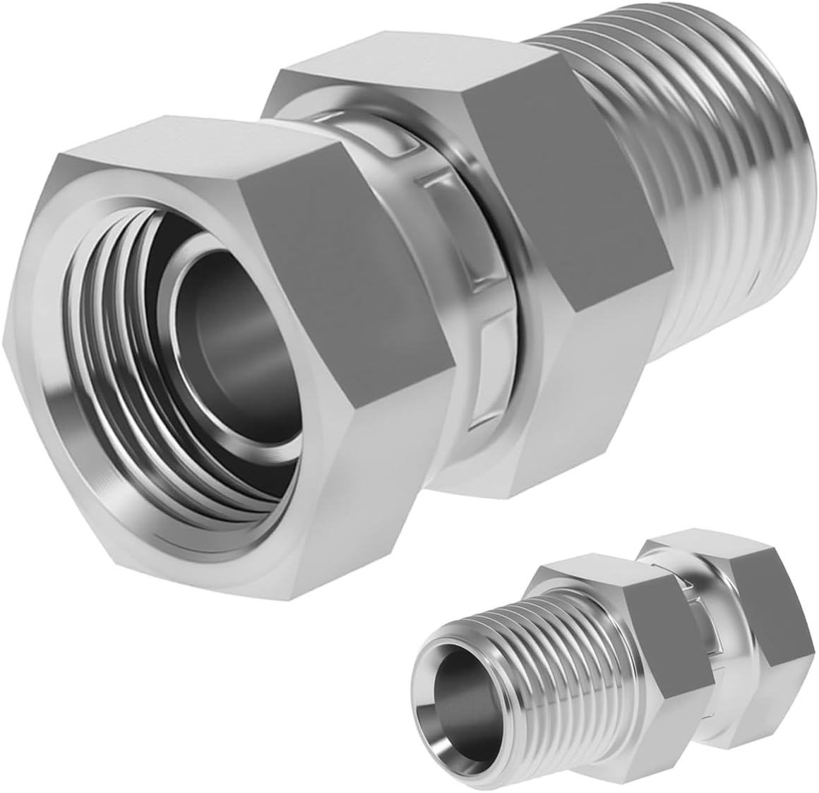 1404-08-08 Hydraulic Swivel Adapter 1/2" NPTF Male x 1/2" NPSM Female
