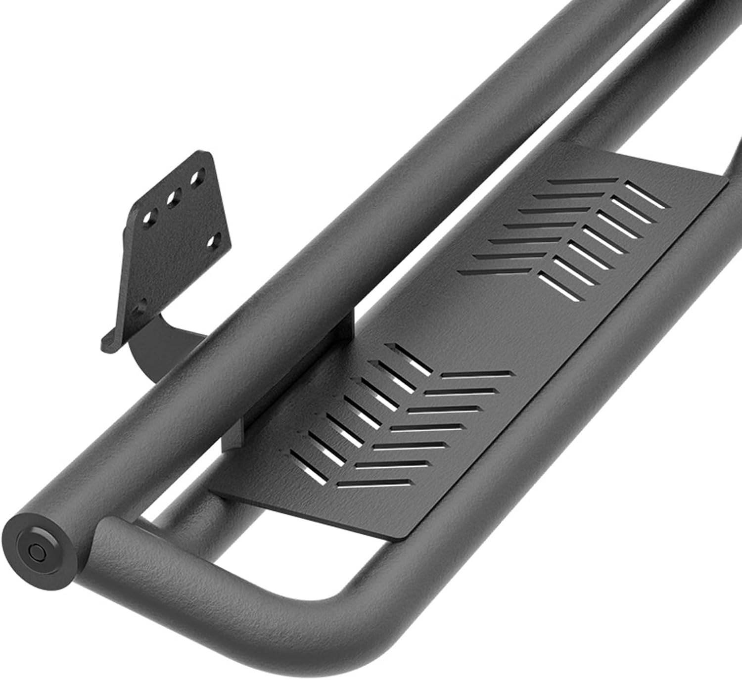 YZONA Two Raised Steps Quad Cab Running Boards Compatible with 2019-2026 Dodge Ram 1500 New Body Double/Extended Cab Side Steps, Bolt-on Nerf Bar, Heavy-Duty Steel Two Stairs Design
