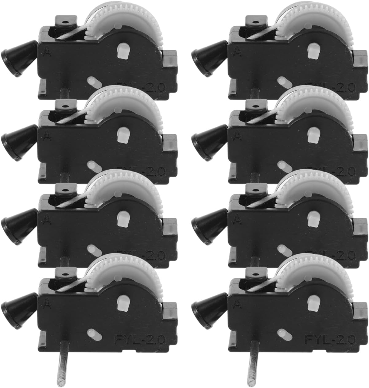 Totority Pulling Gear Box Plastic Toy Mechanism for DIY Projects Compatible with Cars and Planes Easy Installation 2 75 X 1 57 X 0 98 Inch Black