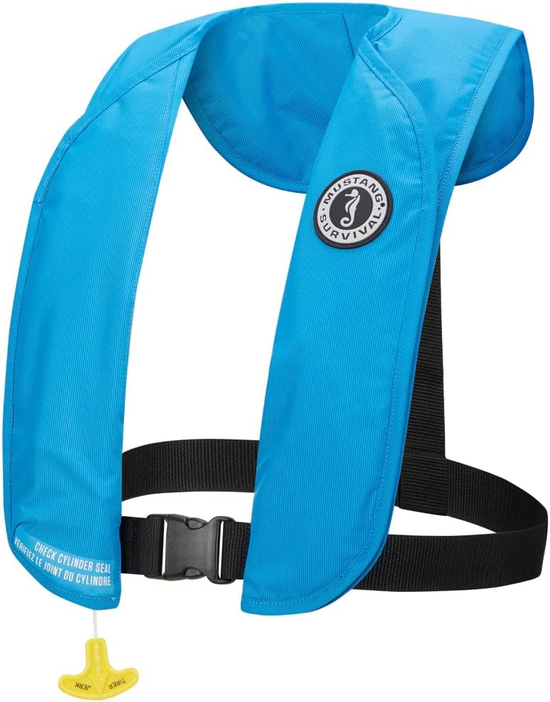 MIT 70 Manual Inflatable PFD - Azure Blue