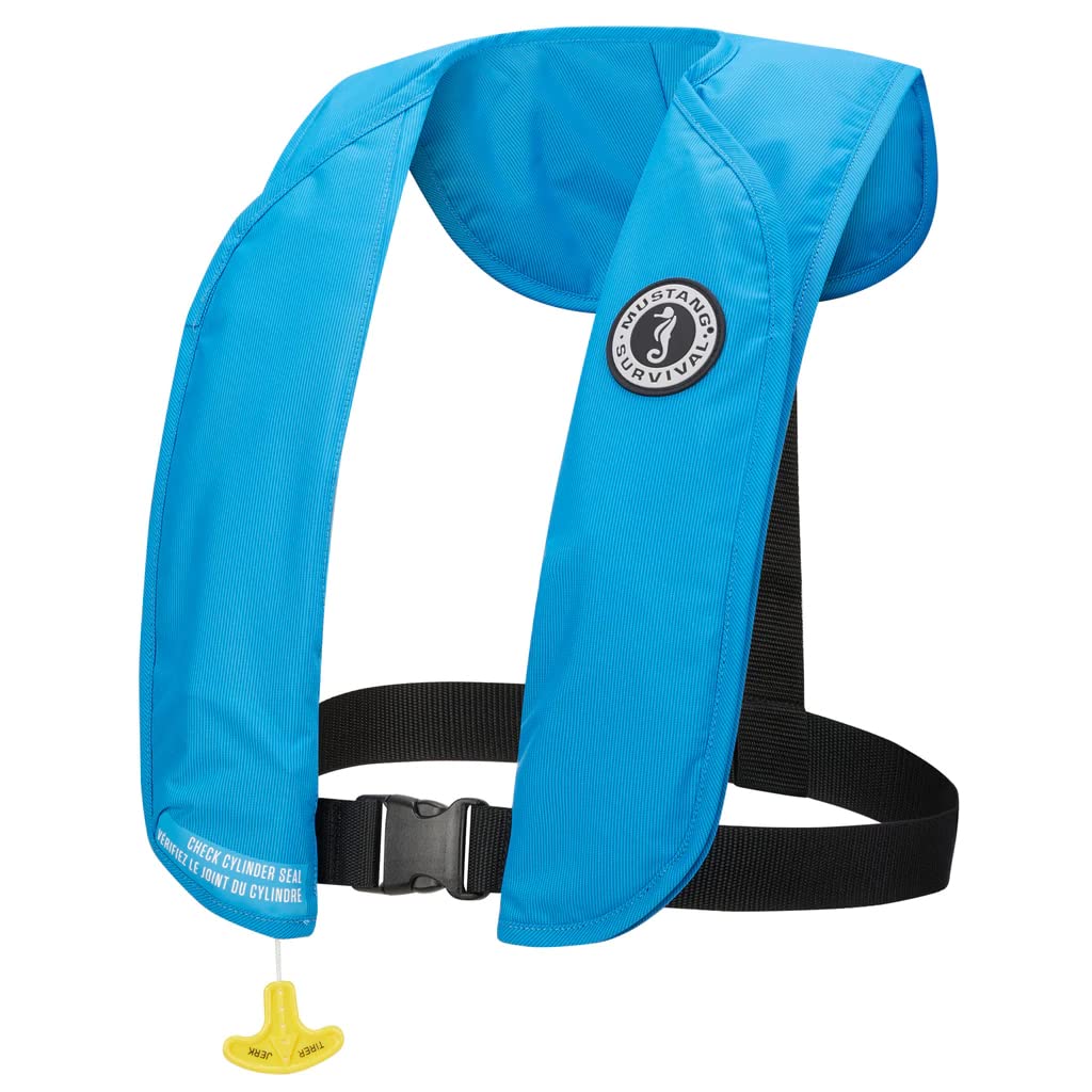 MIT 70 Manual Inflatable PFD - Azure Blue