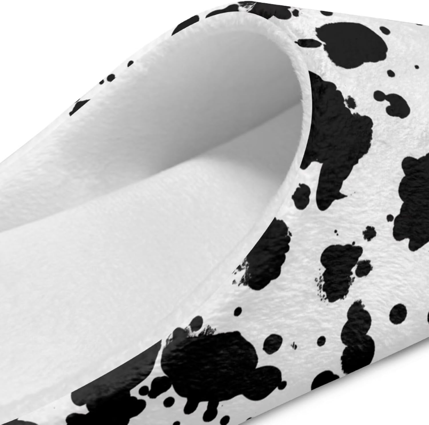 JoyLamoria 6 Pairs Animal Print Slippers for Guests Bulk Pack for Hotel Spa Shoeless Home Size L