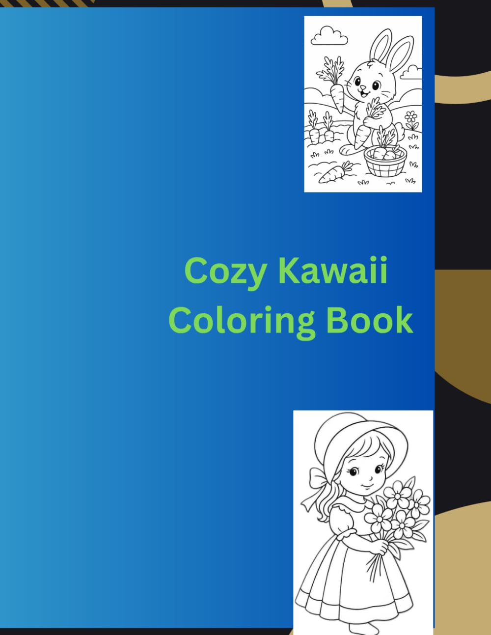 Cozy Kawaii Coloring Book: Cute & Relaxing Coloring Pages