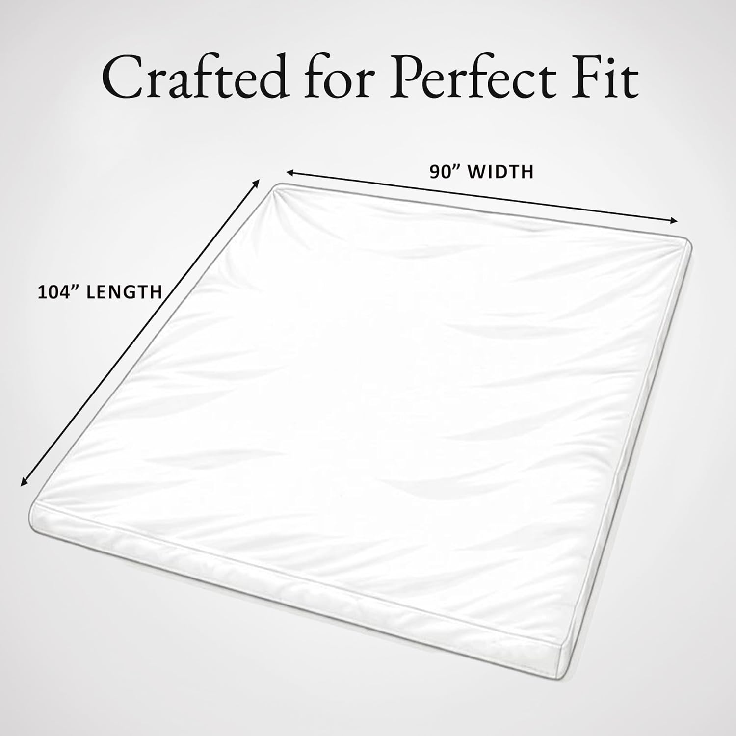Delilah Home 100% Organic Cotton Duvet Cover, GOTS & Vegan.org Verified, Long Stem 300 TC Sateen Bedding, Non-Synthetic, Deep Pocket Fitted Linen, Lightweight, All-Season, 1 Piece King Size - White