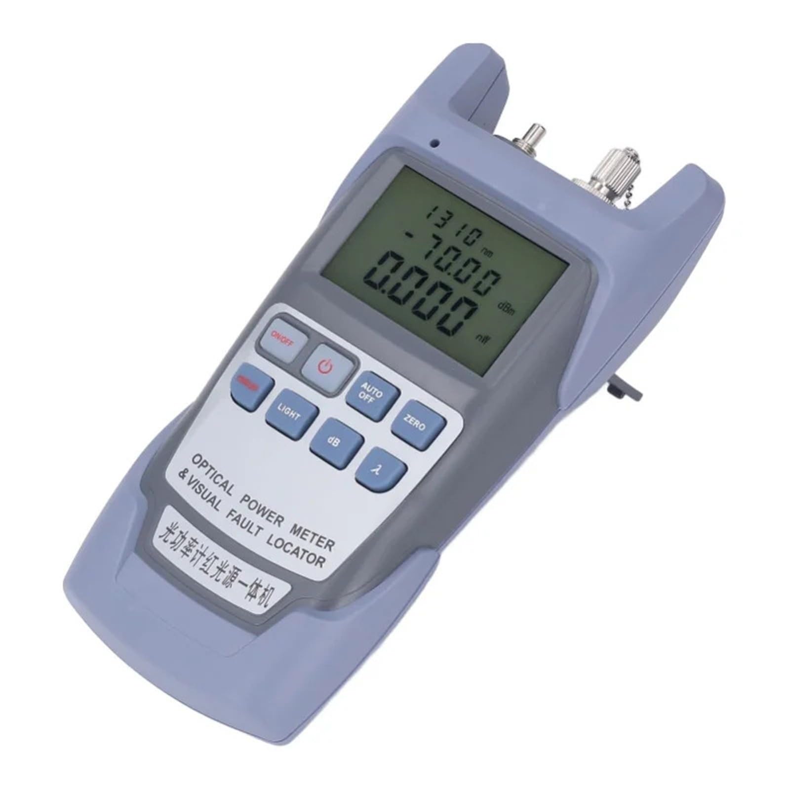 Tester per fibra ottica, Misuratore di potenza ottica 650nm 7 lunghezze d'onda Tester per cavo in fibra ad alta precisione per rilevamento guasti 10MW