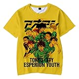 Ao Ashi Anime Gráfico Camiseta de Manga Corta - Casual Camisa Moda Manga Corta Suelta T-Shirt