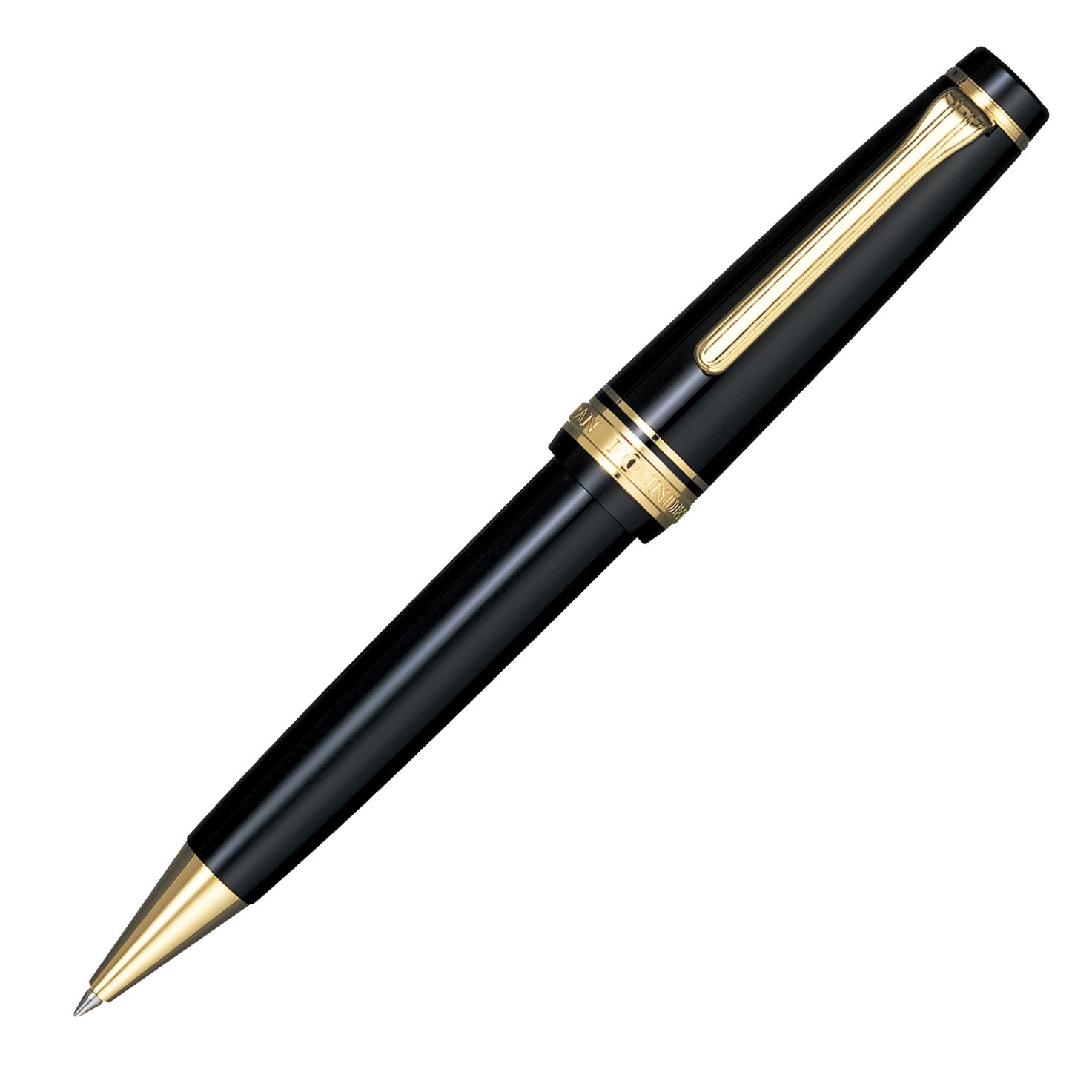 Sailor 16-1036-620 Permanent Fountain Pen, Professional Gear, Gold, Black