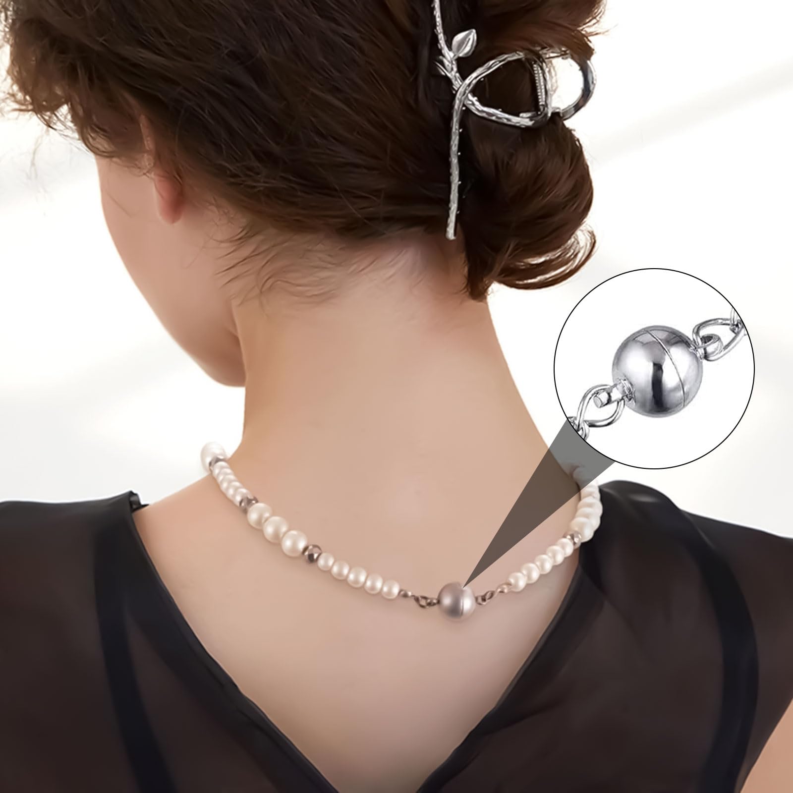 Magnetverschlüsse Für Halsketten 8pcs Magnet Schmuck-Verschlüsse Magnetische Karabinerverschlüsse Für Magnetverschluss Schmuck