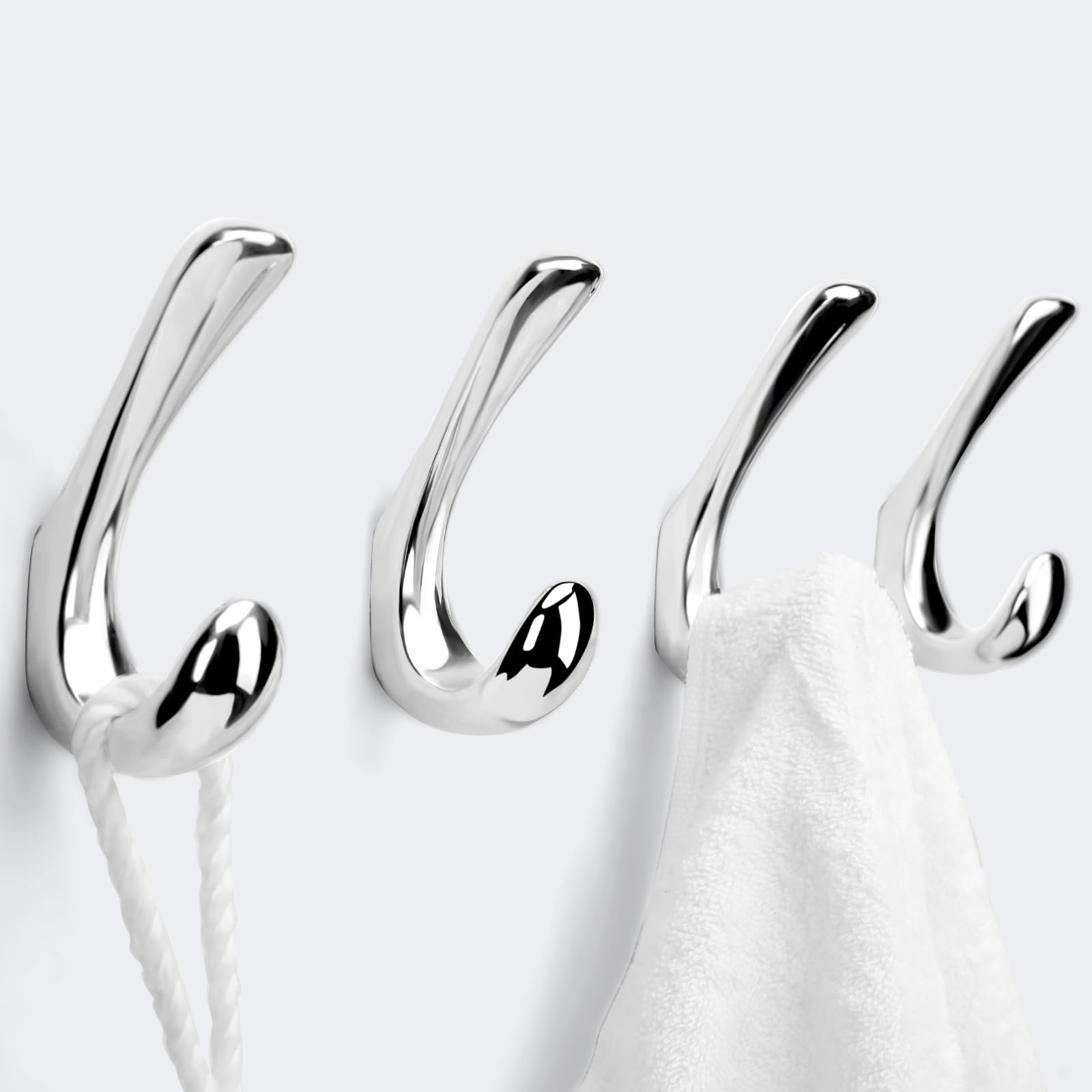 Metaliby Polished Chrome Towel Hook