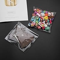 Vista 6 de Morepack Bolsas de celofán autosellables, 5 x 7 pulgadas, 200 bolsas transparentes para galletas, bolsas de celofán resellables para embalaje
