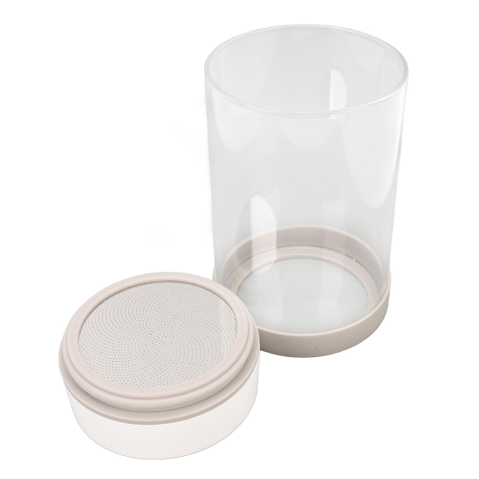 Vakuumierter Glaskrug 950 ml mit Echtzeit-Vakuumüberwachung und Borosilikatglas für Kaffeebohnen, Nüsse, Trockenfrüchte, Süßigkeiten für Küche, Büro, Camping