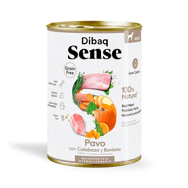Dibaq Sense Grain Free Pavo, 1 ud x 380 gr