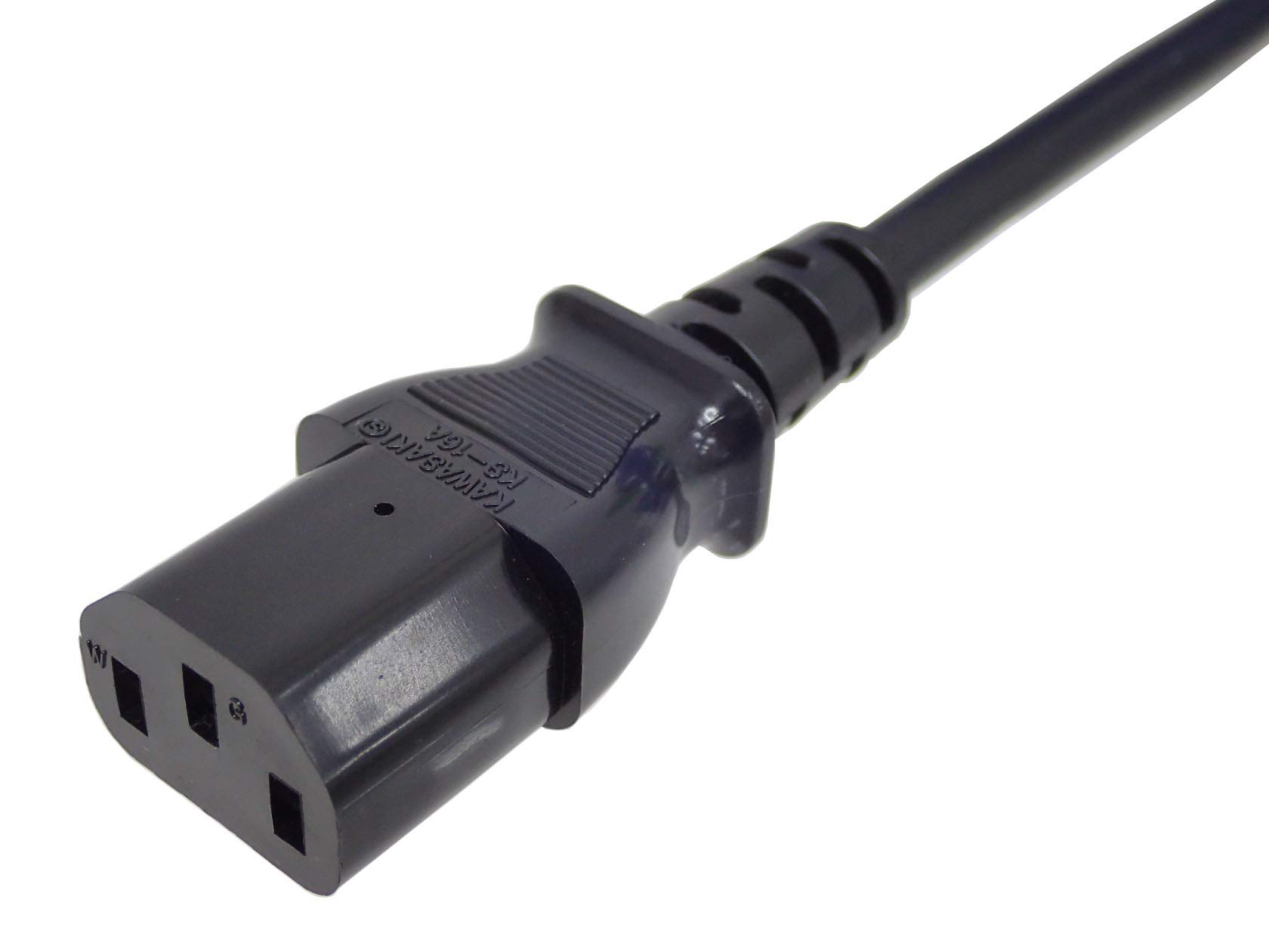 Amazon.co.jp: 川崎電線(KDK) 電源ケーブル 3ピン ソケット (メス) 3