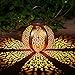 Produktbild Solar laterne Gartenlicht Outdoor Solarleuchten Garten Deko solarlampen für außen Terrasse Dekorative Metall Kunst Garten Zubehör Outdoor Dekorationen für Veranda Pathway und Hof Weihnachten (A)