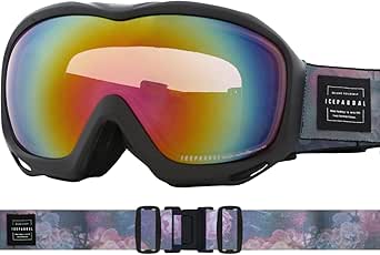 [アイスパーダル] スノーボード ゴーグル レディース 日本企画品 曇り止め加工 ダブルレンズ 全12色 IBP-784商品画像